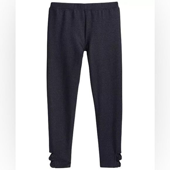 Epic Threads Other - 5/25 - Buy 5 for $25 Girls’ Dark Denim Bow Leggings – Size Large – NWT